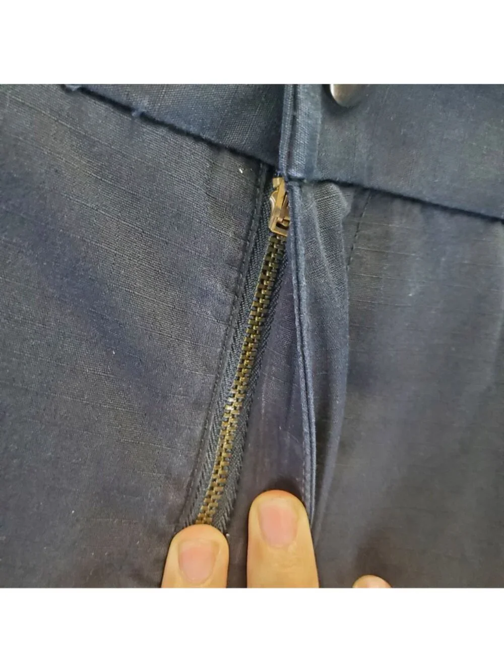 5.11 Tactical Pants Mens 38x32 Navy Blue Cargo Pockets Ripstop Workwear *Read*